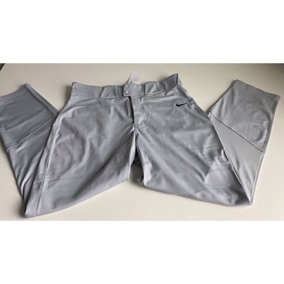 Nike Vapor Select Baseball Pants Men’s Sz XL Gray BQ6435-052 NEW - Picture 2 of 10